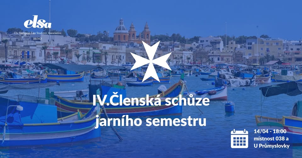 IV. Členská schůze jarního semestru