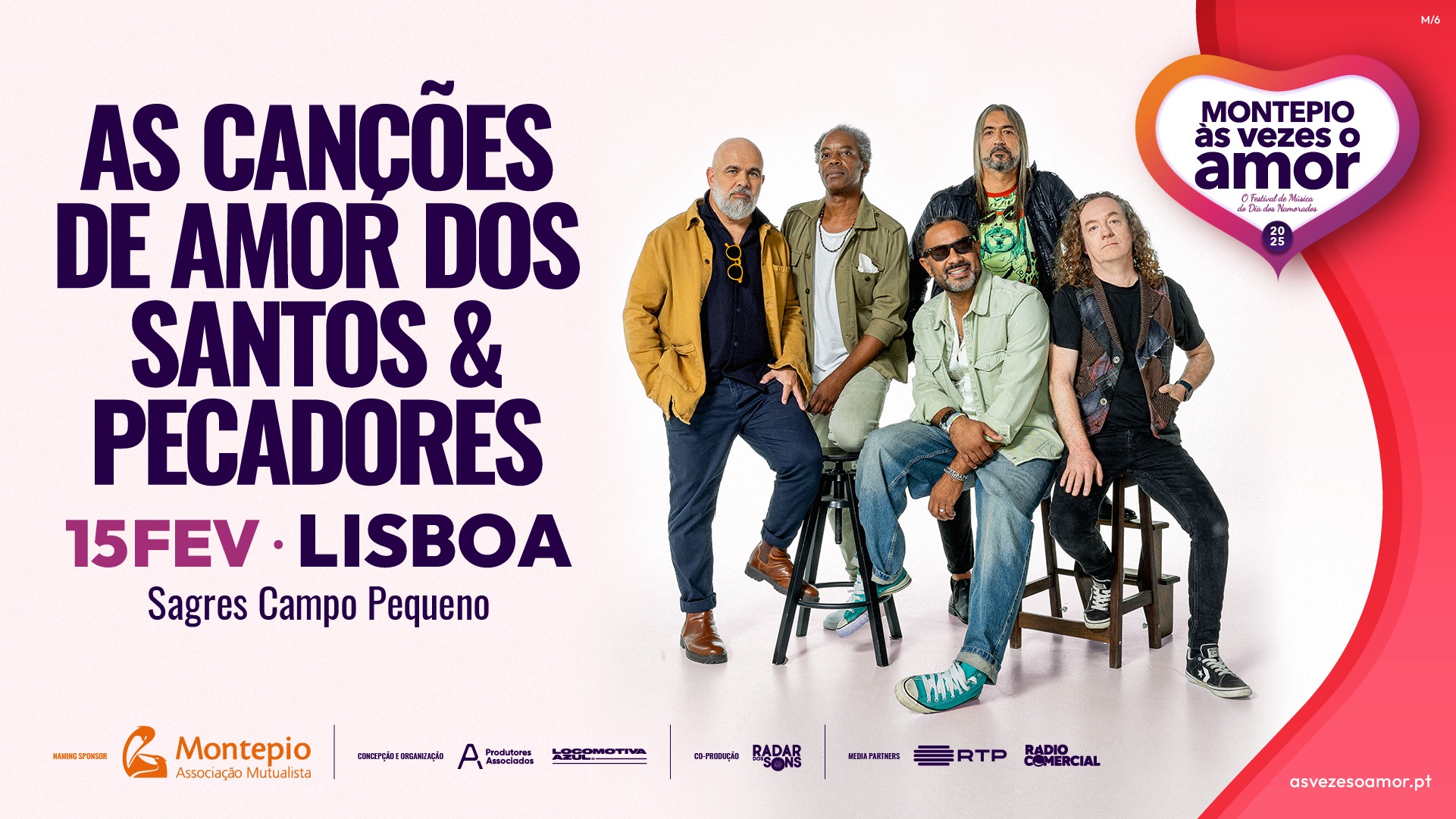 As Canções de Amor dos Santos & Pecadores - LISBOA