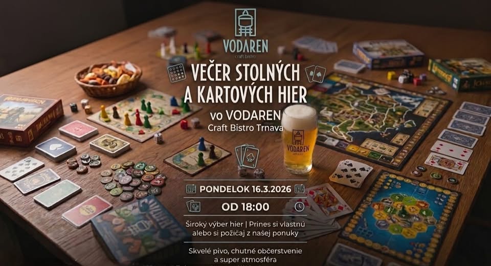 Večer stolných a kartových hier