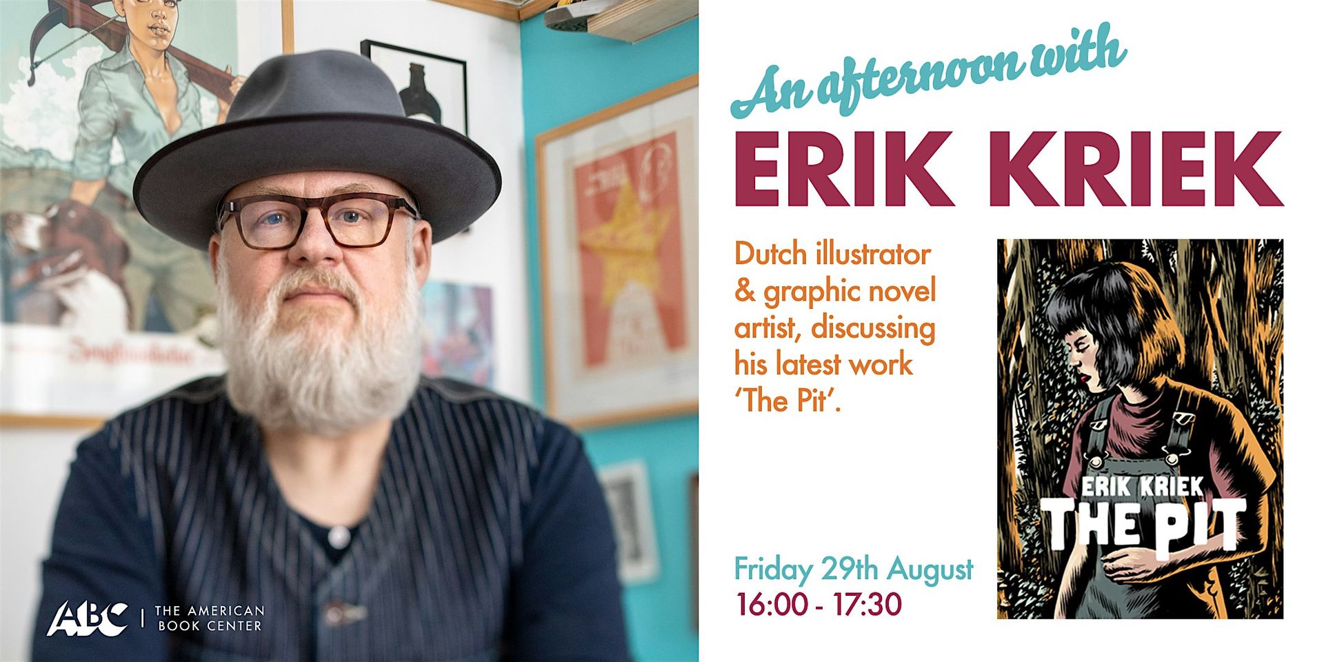 An afternoon with Erik Kriek: The Pit book presentation & talk