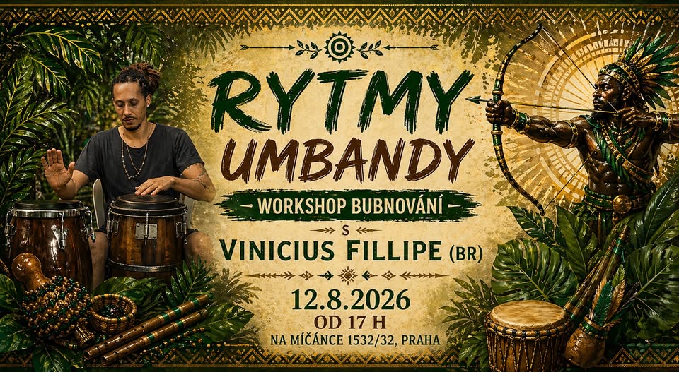 Rytmy umbandy - workshop bubnování// Rhythms of umbanda - drumming workshop