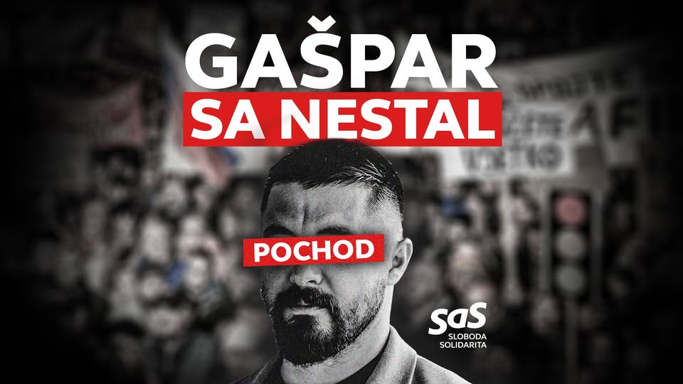 March for Pavel Gašpar's withdrawal