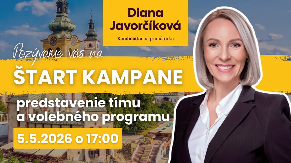 #RozhýbmeSpoluBystricu: ŠTART KAMPANE