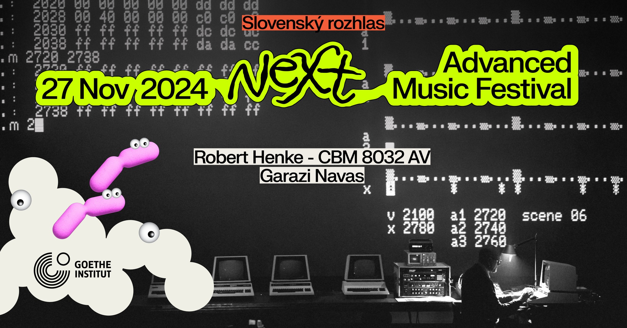 NEXT 2024 Opening w/ Robert Henke -  CBM 8032 A/V / Garazi Navas