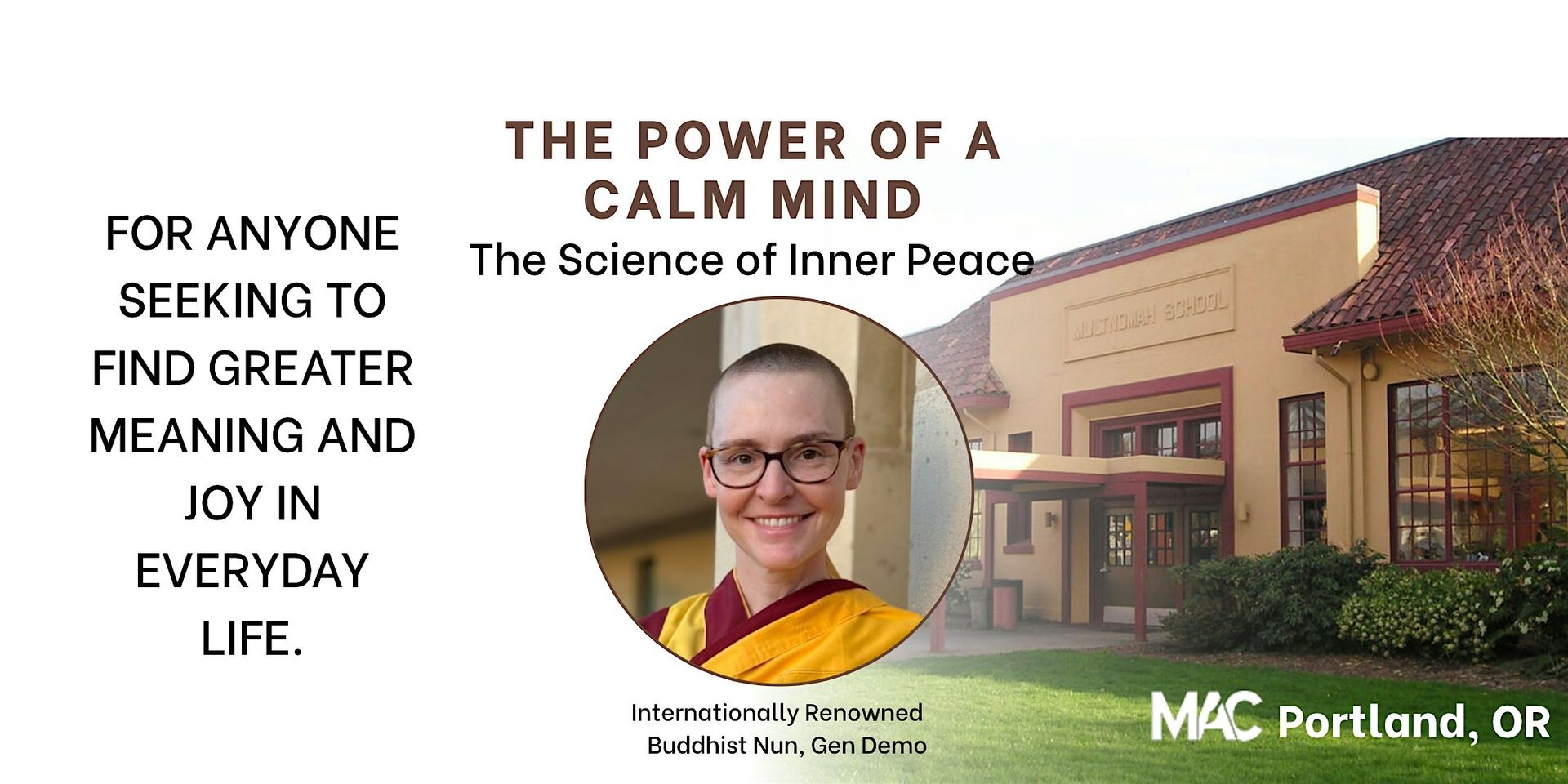 The Power of a Calm Mind | Evening Talk