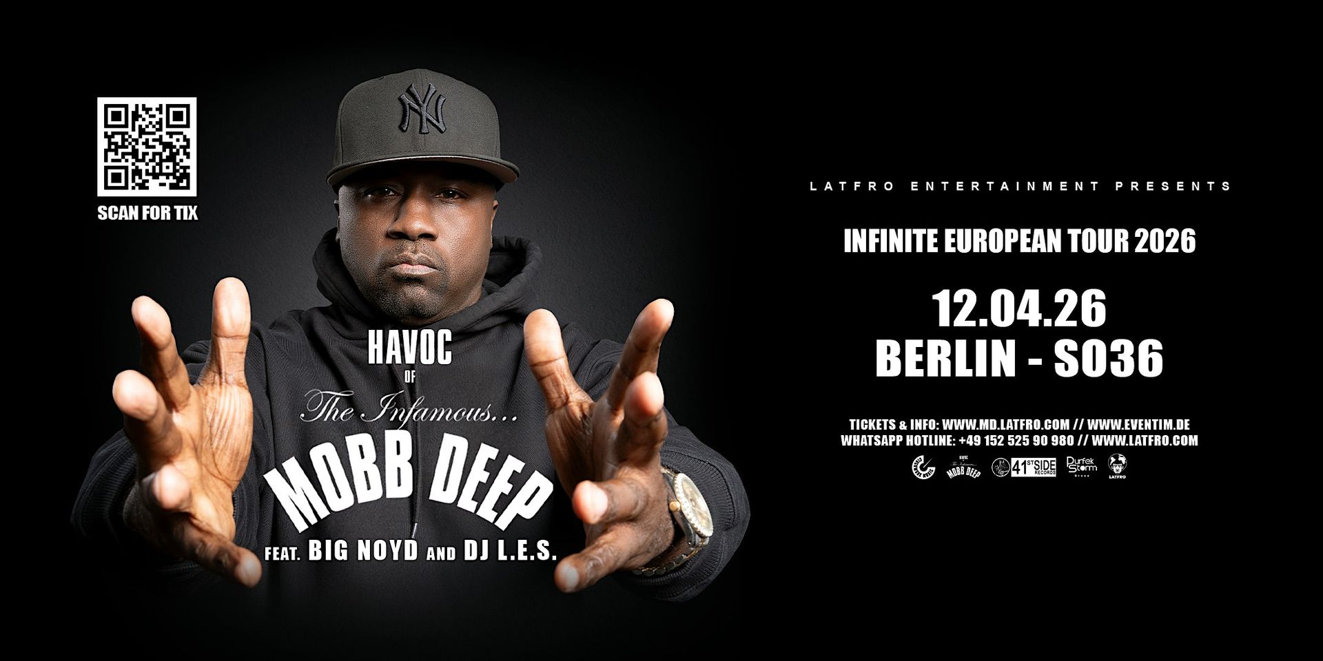 Mobb Deep Havoc feat. Big Noyd, DJ.L.E.S. Live in Berlin
