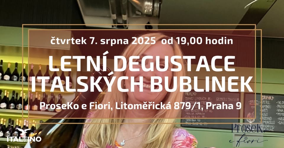 Letní ochutnávka italských bublinek🥂