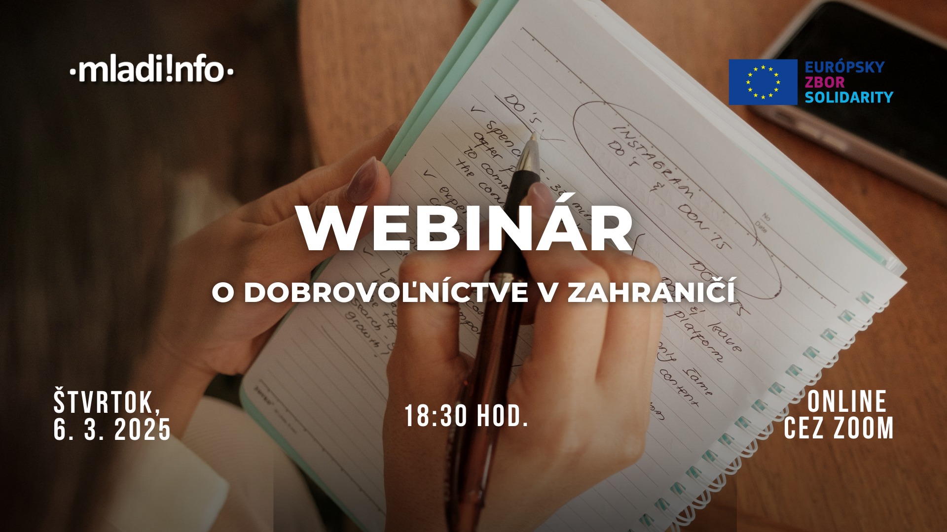 Webinár o dobrovoľníctve v zahraničí