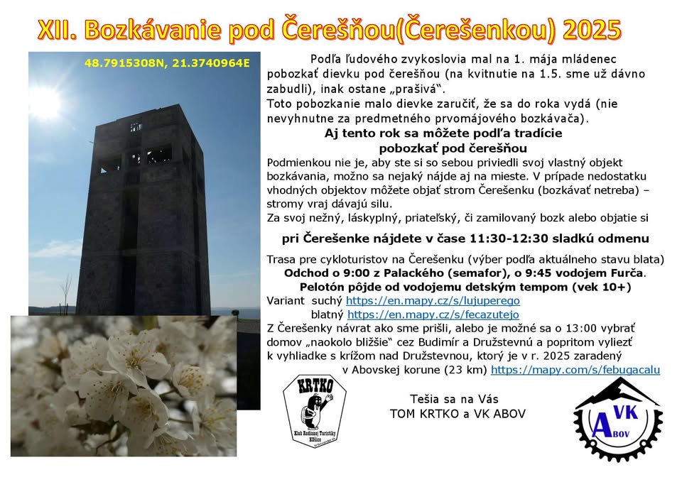 12. ročník Bozkávania pod Čerešenkou – TOM KRTKO