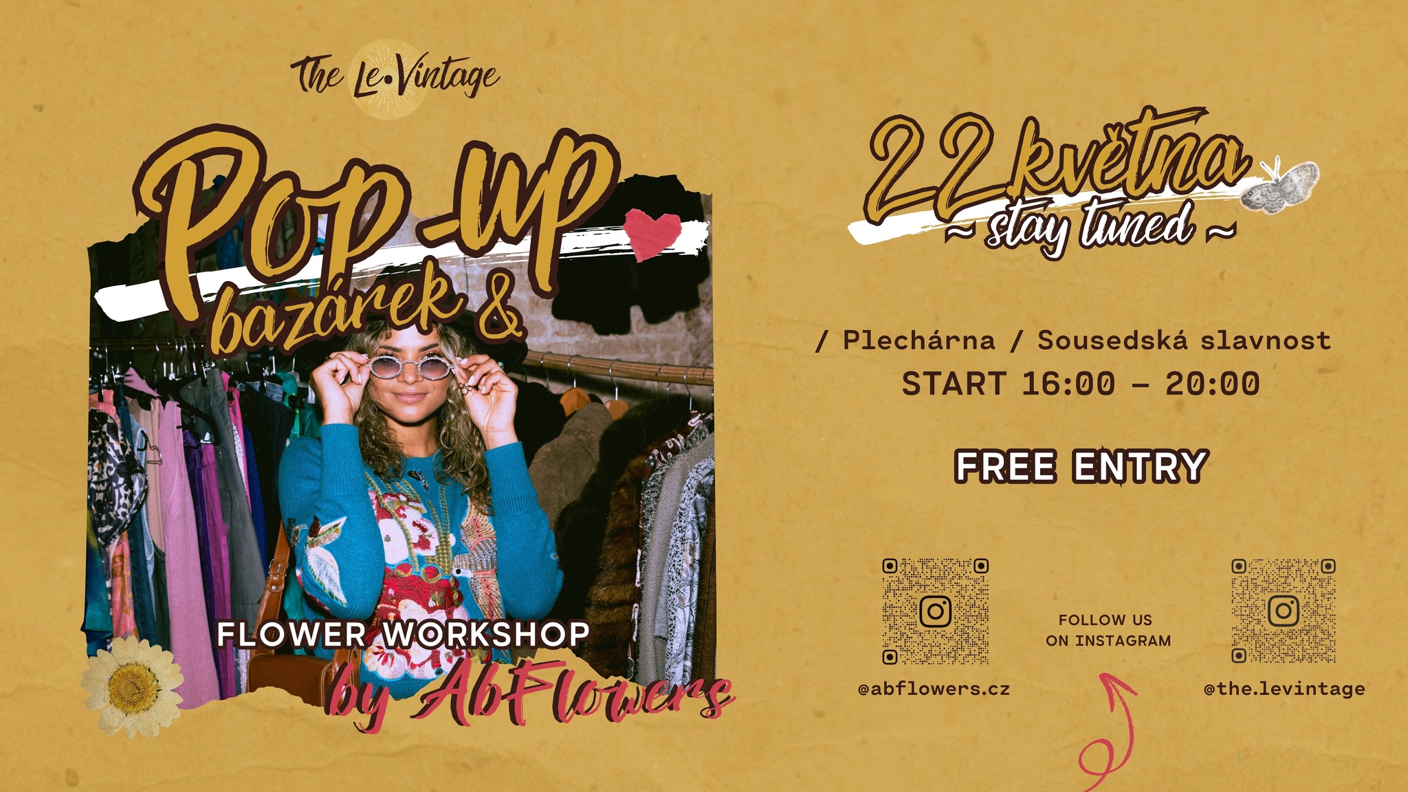 The Le•Vintage bazar & květinový workshop v Plechárně