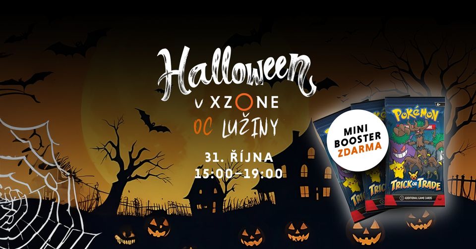 🦇 Halloween v Xzone | OC Lužiny 🎃