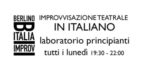 Lezione di prova di Improvvisazione Teatrale in Italiano (open level)