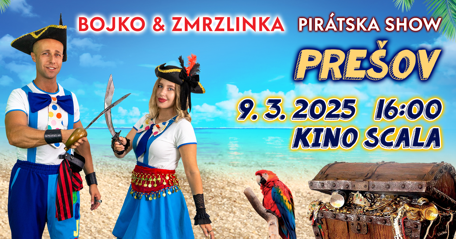 BOJKO A ZMRZLINKA - PIRÁTSKA SHOW PREŠOV