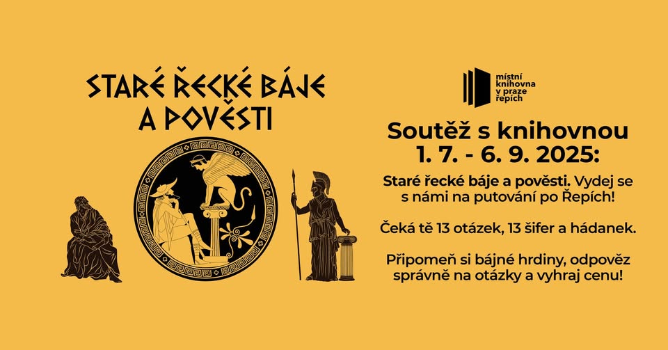 Letní soutěž s řepskou knihovnou: Staré řecké báje a pověsti