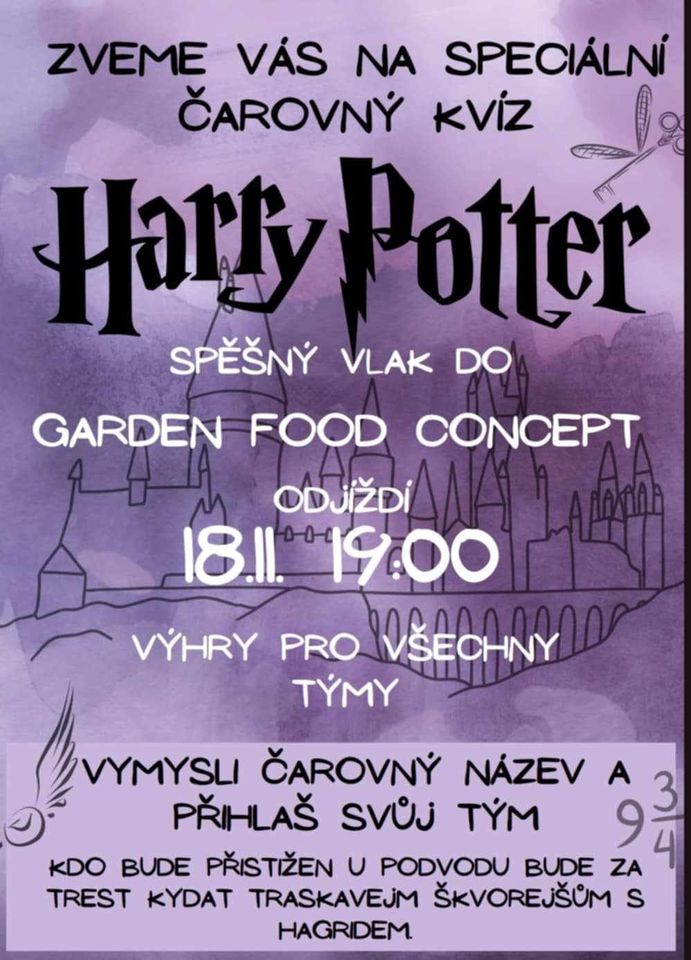 Harry Potter kviz na Gardenu