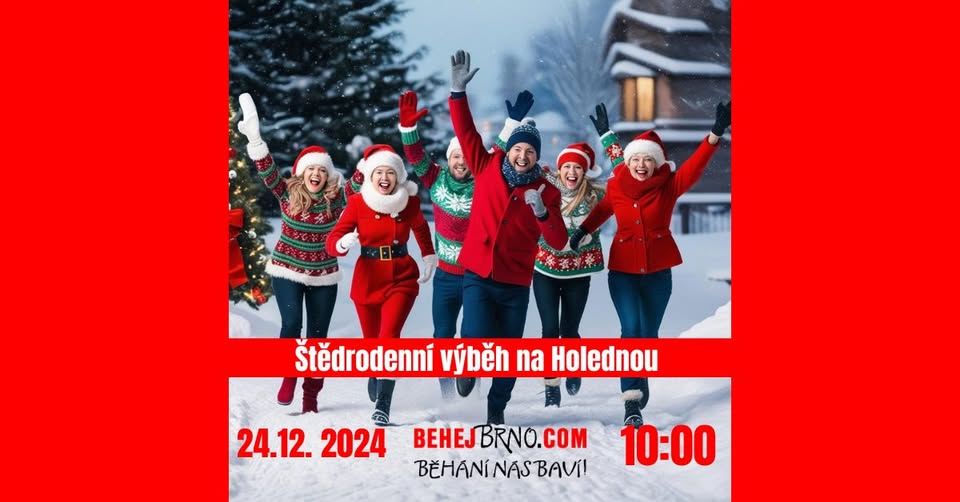 Štědrodenní výběh na Holednou s otužováním ve Svratce