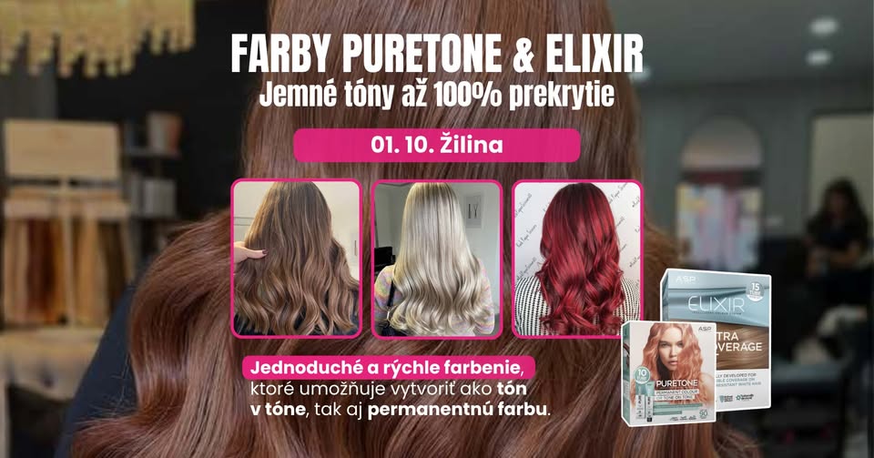 Školenie PureTone & Elixir - jemné tóny až 100% prekrytie