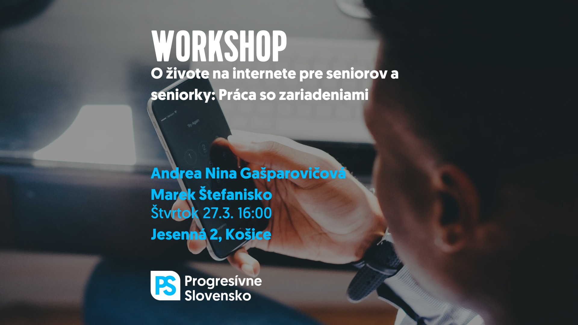 Workshop o živote na internete pre seniorov a seniorky