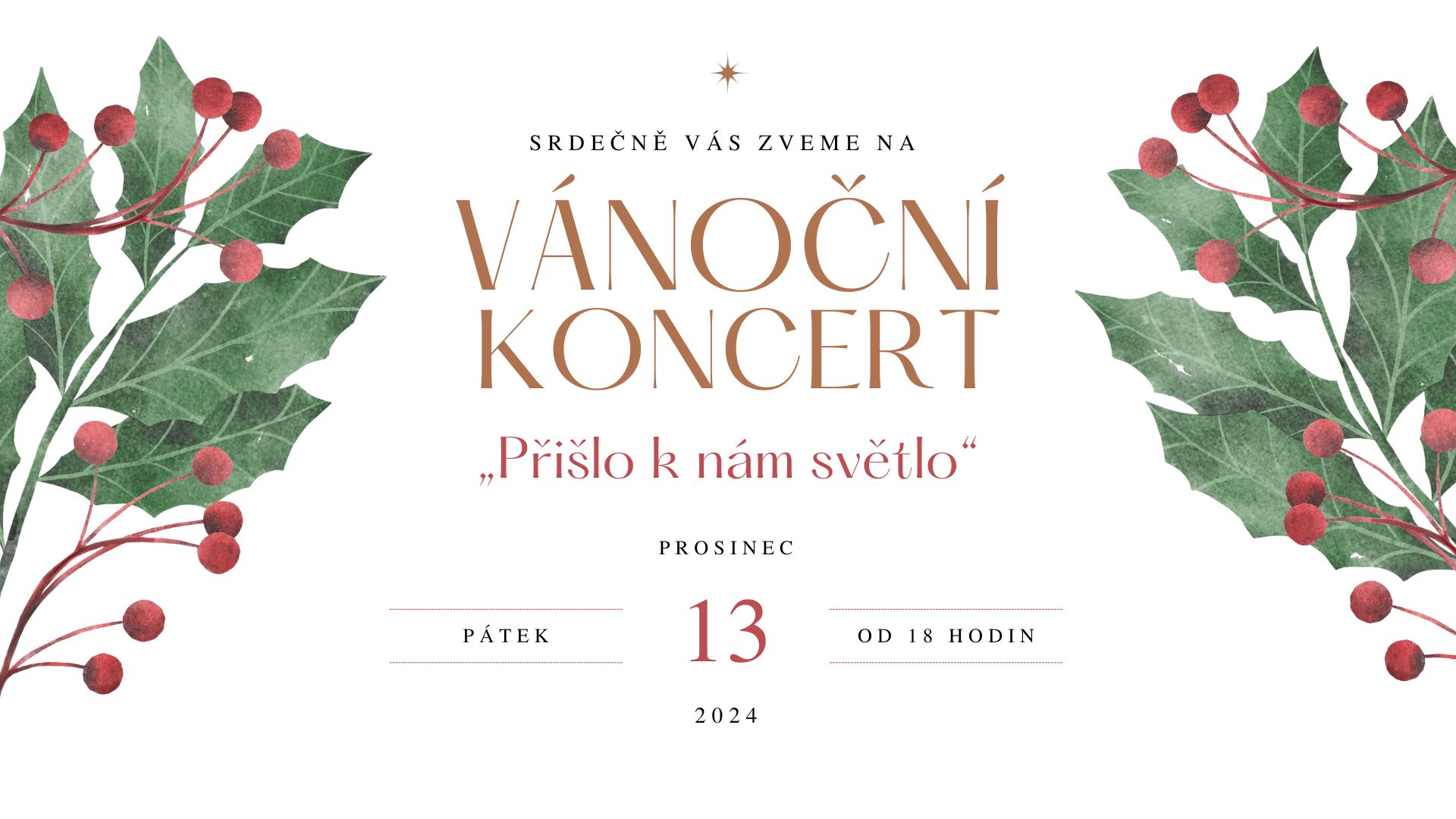 Vánoční koncert na Vinohradech
