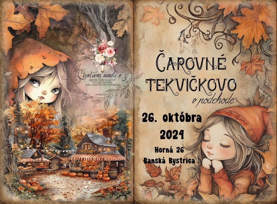 Čarovné tekvičkovo v podchode na Hornej ulici