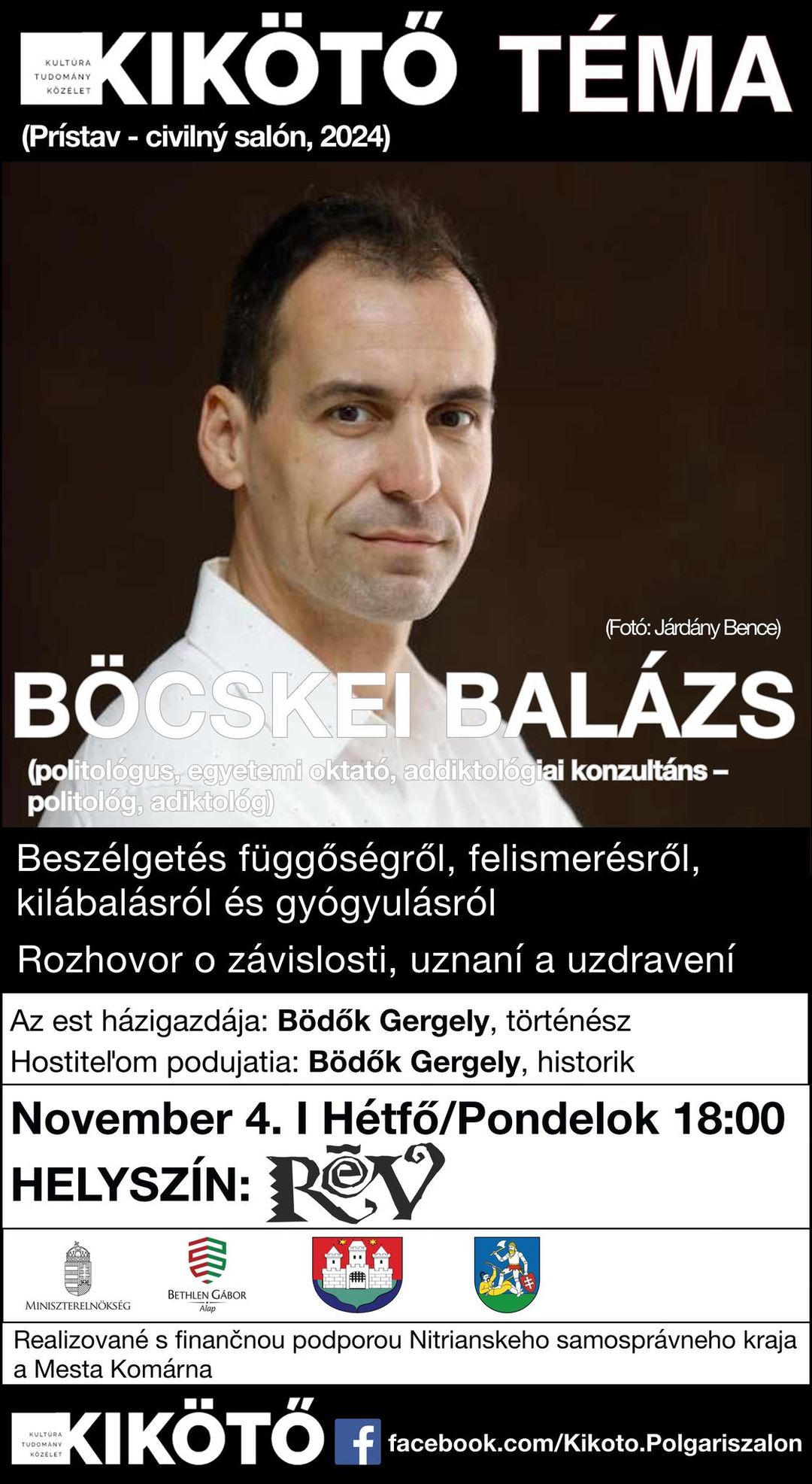 Beszélgetés Böcskei Balázs politológussal, egyetemi oktatóval, addiktológiai konzultánssal