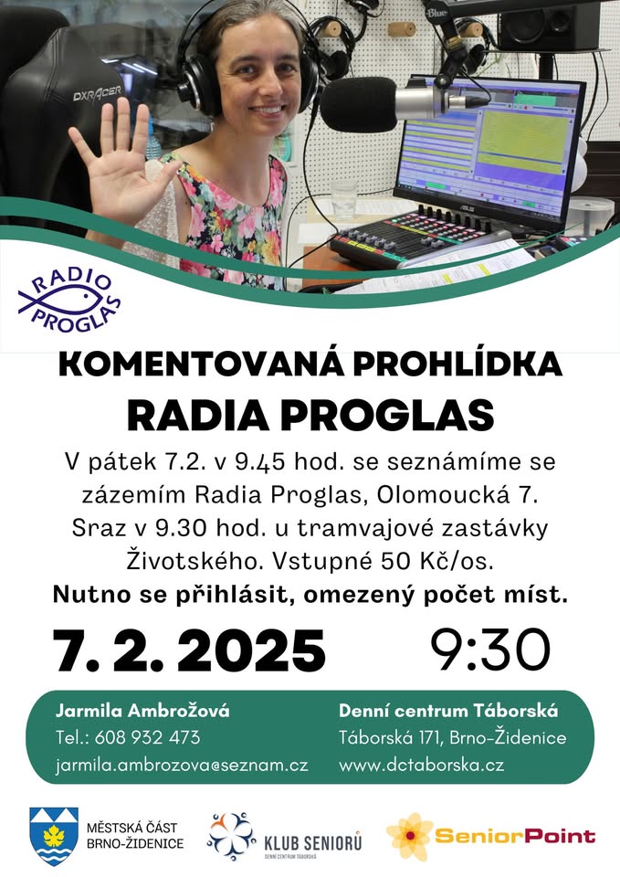 Komentovaná prohlídka Radia Proglas
