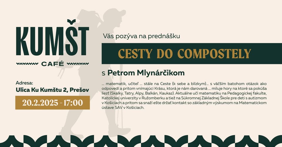 Cesty do Compostely – prednáška s Petrom Mlynárčikom