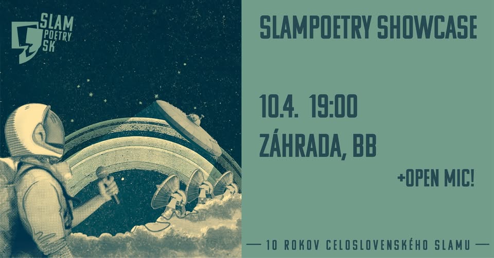 Slampoetry showcase v Banskej Bystrici!!️