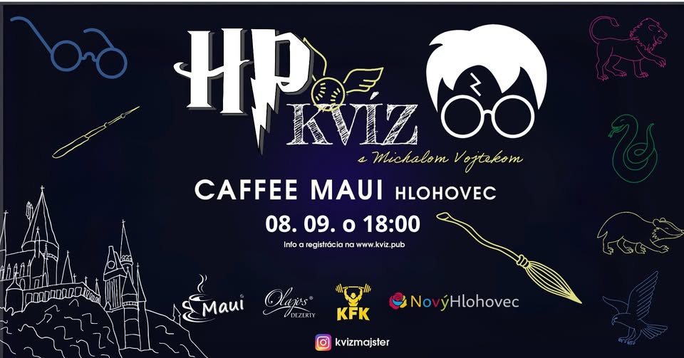 Harry Potter kvíz v Caffee Maui s Michalom Vojtekom