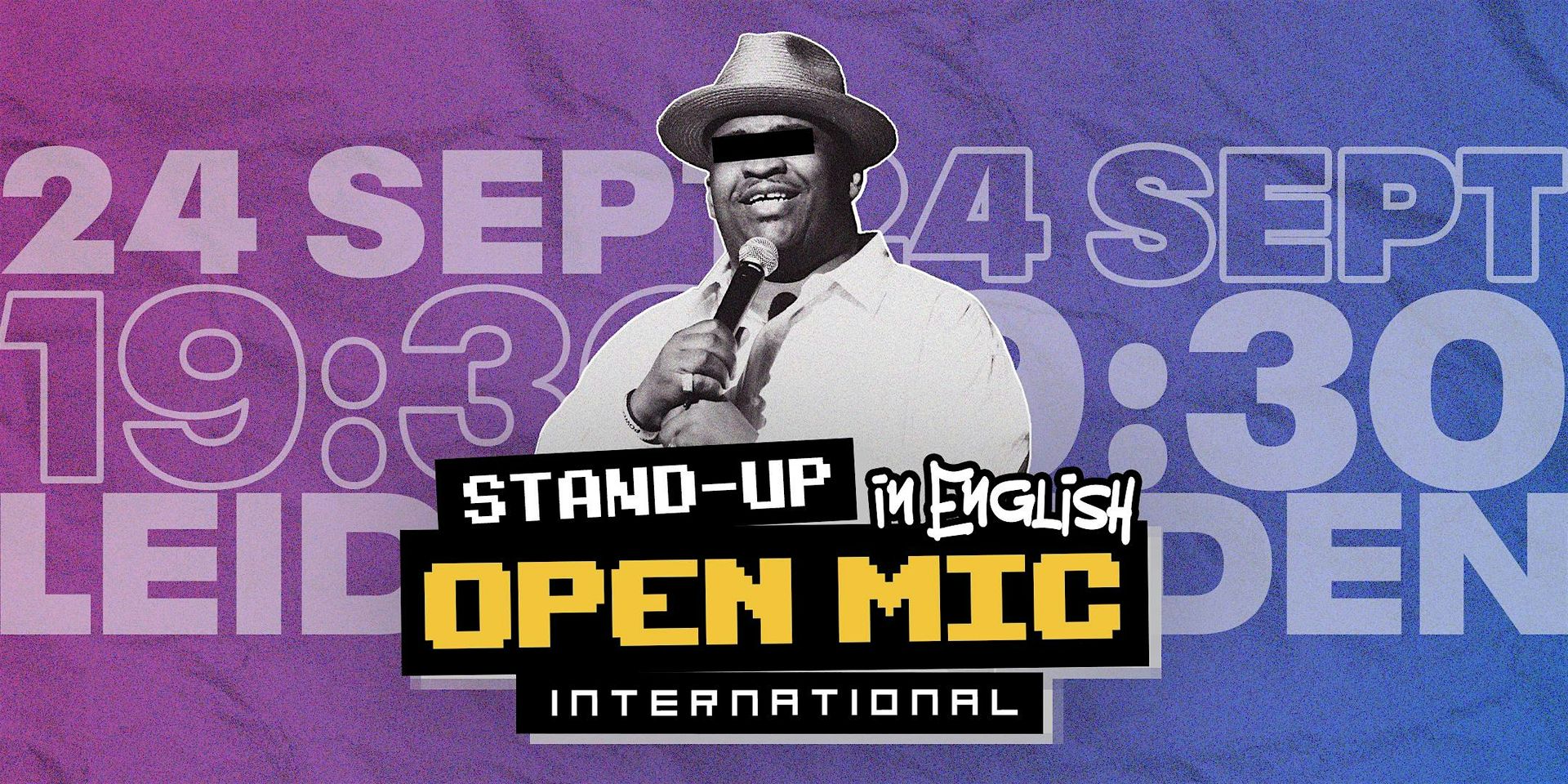 24/9 LEIDEN: ENGLISH STAND-UP OPEN MIC (FREE)