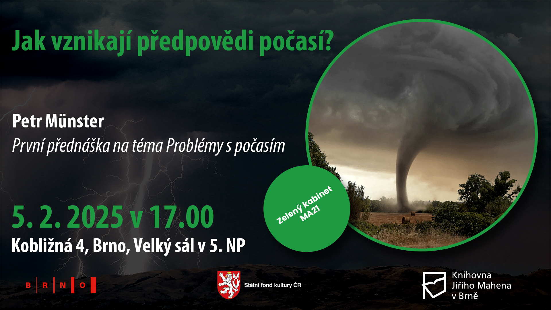 Petr Münster: Jak vznikají předpovědi počasí?