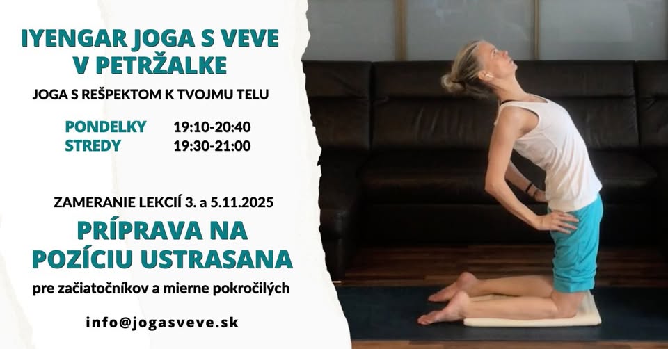 Joga pre podporu pľúc, chrbtice, imunity, hormonálneho a mentálneho zdravia