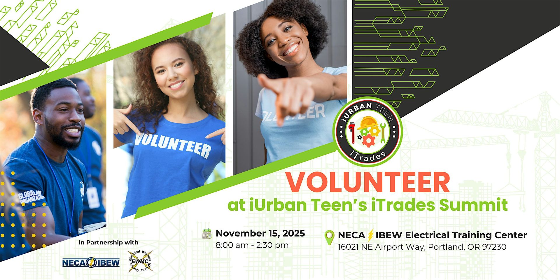 Volunteer at iUrban Teen’s iTrades Summit