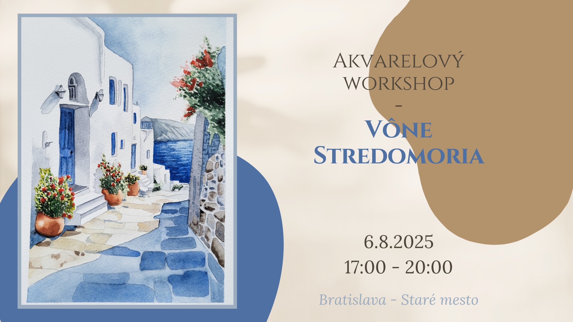 Akvarelový workshop - Vône Stredomoria