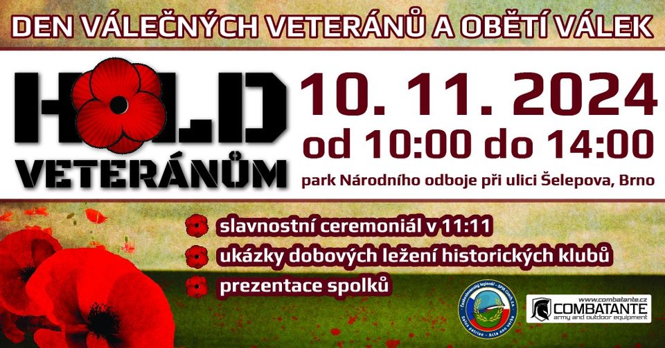 Den válečných veteránů a obětí válek v Brně