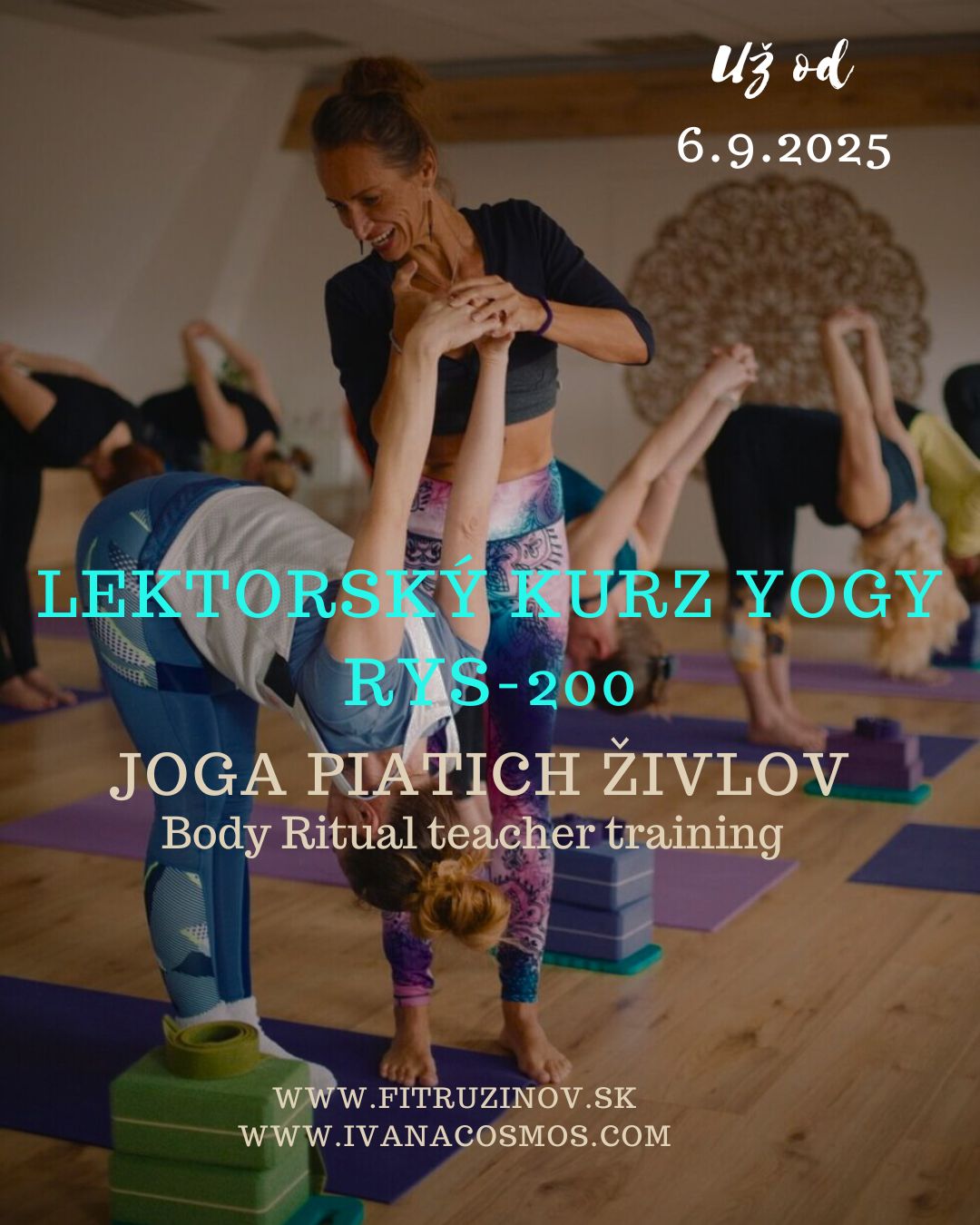 Lektorský kurz jogy RYS-200🧘‍♀️