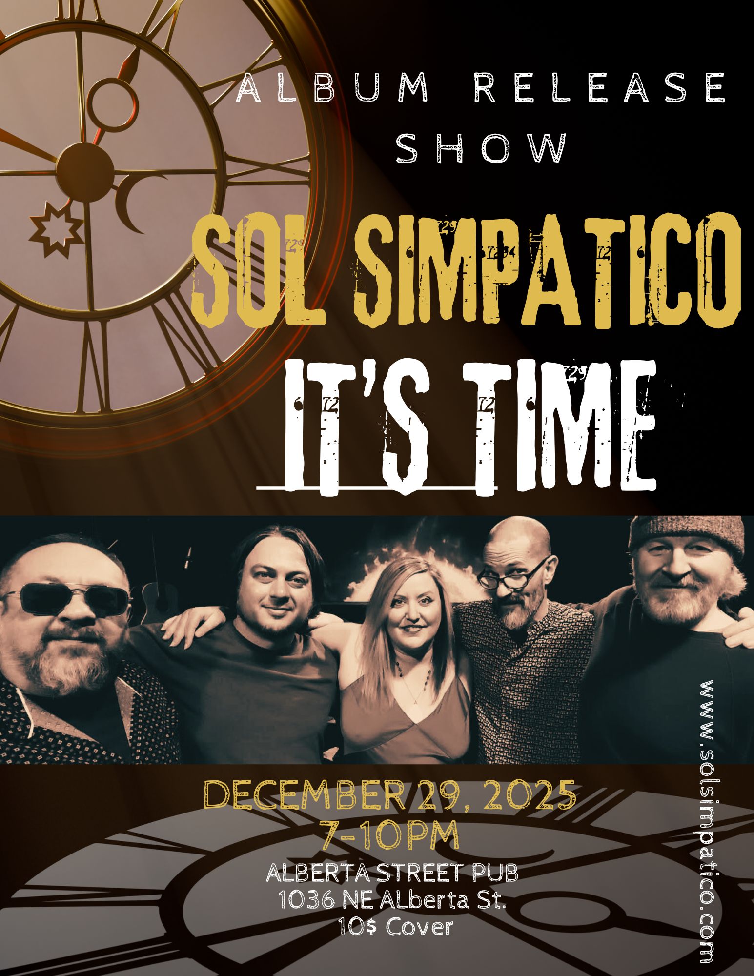Sol Simpatico ~ It's Time ~ Album release party & show