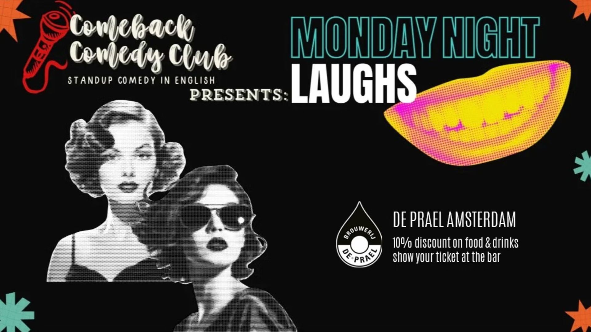Monday Night Laughs – International Standup Comedy