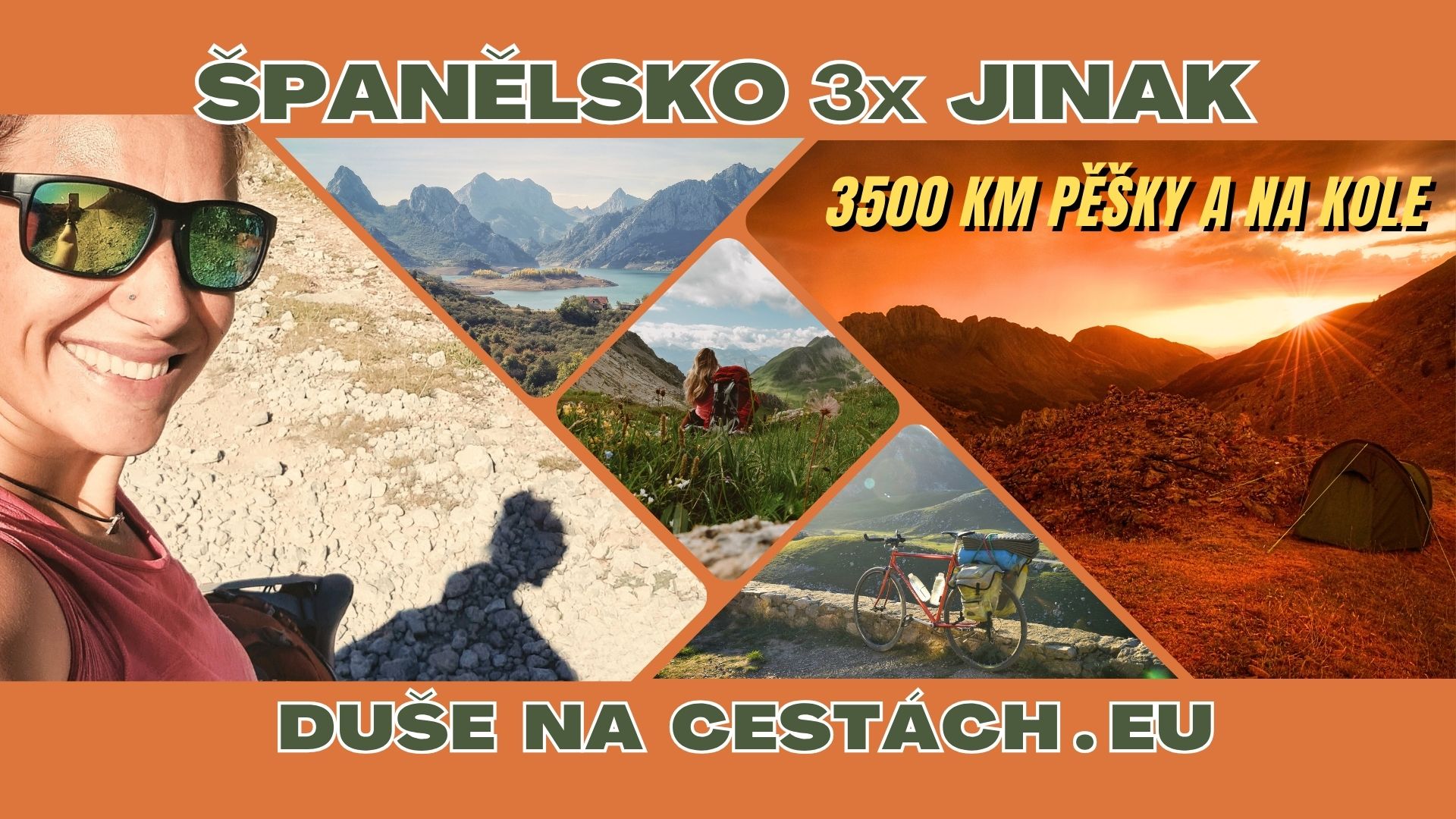 BRNO - ŠPANĚLSKO 3x JINAK (3500km pěšky a na kole)