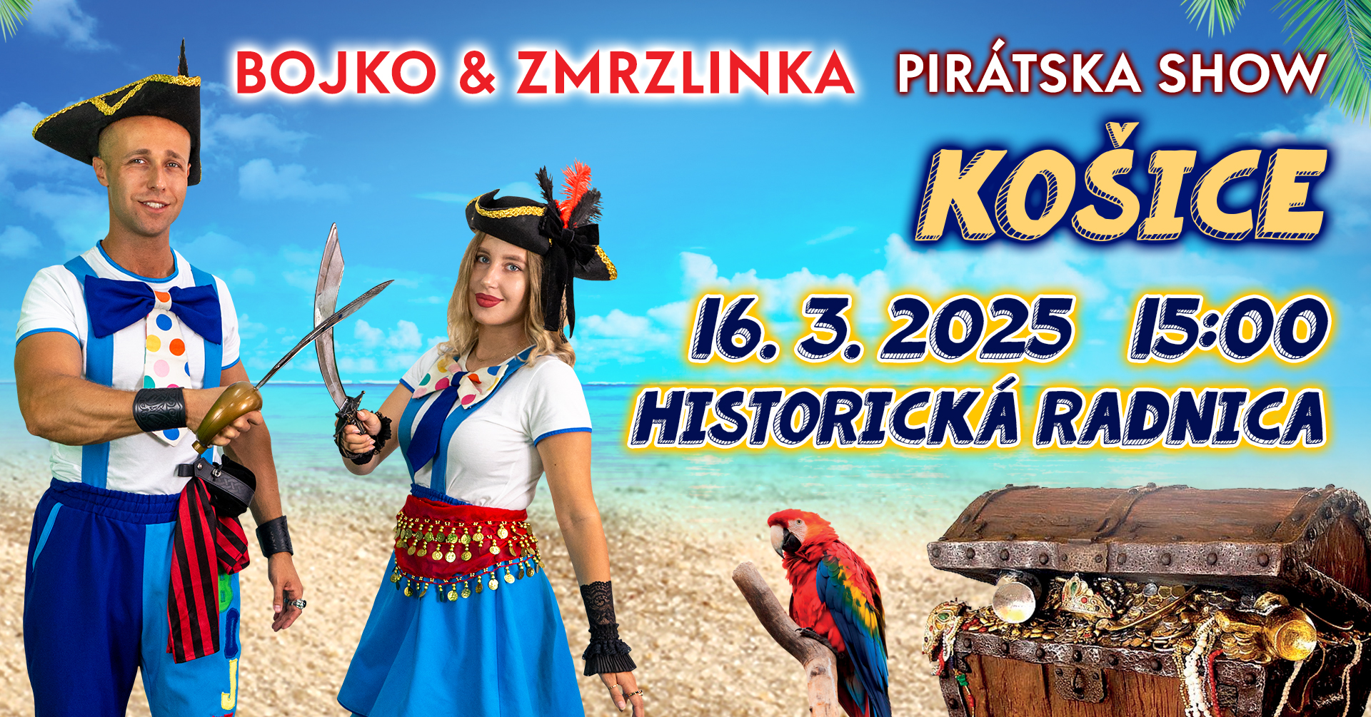 BOJKO A ZMRZLINKA - PIRÁTSKA SHOW KOŠICE