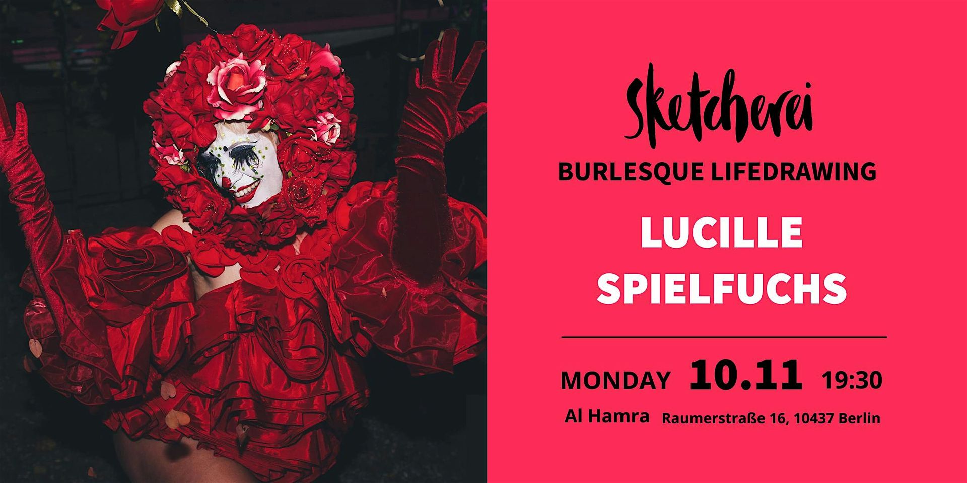 Burlesque  Life Drawing with Lucille Spielfuchs