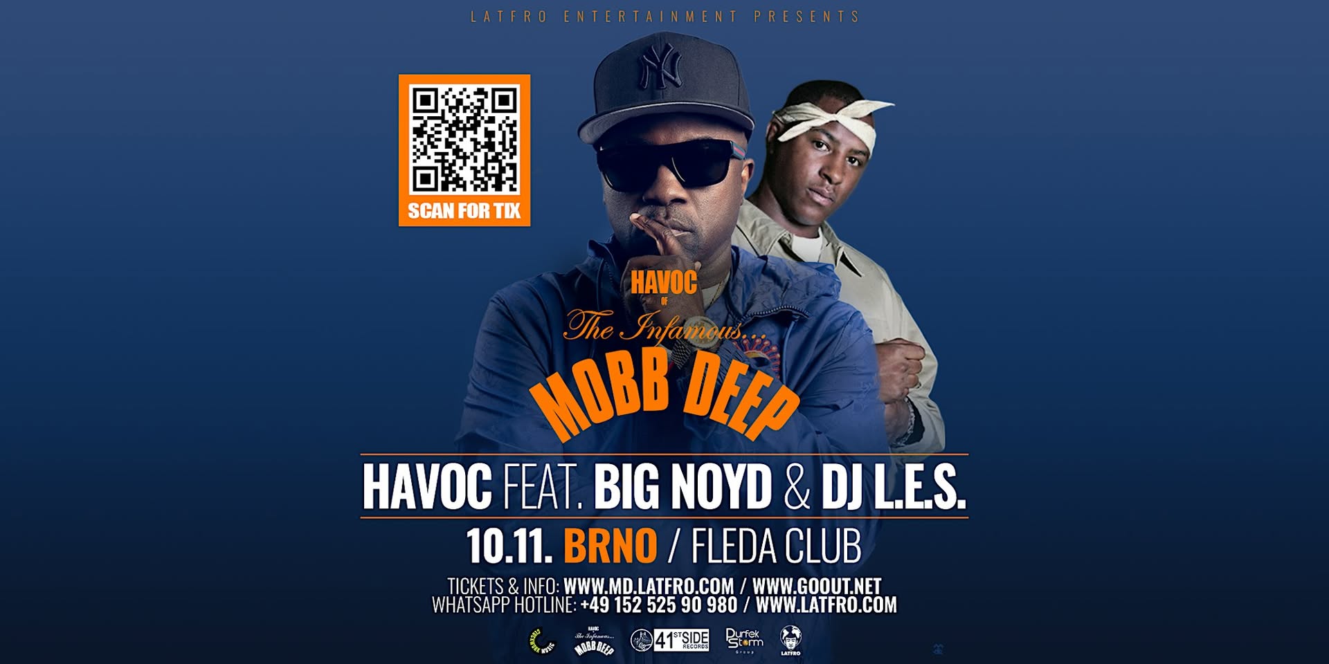 Mobb Deep Havoc feat. Big Noyd, DJ.L.E.S. Live in Brno