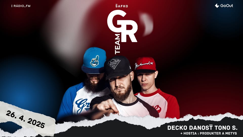 GR TEAM + hostia | SOBOTA 26.4. | ŠAFKO KLUB