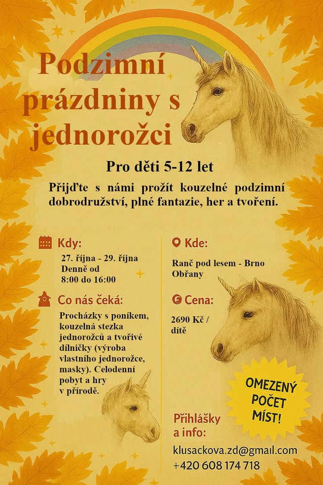 Autumn with unicorn