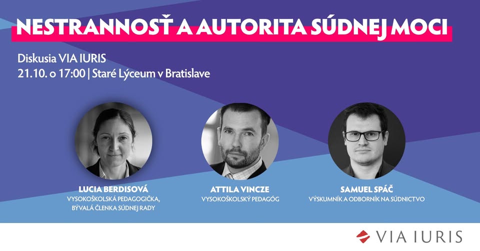 Nestrannosť a autorita súdnej moci