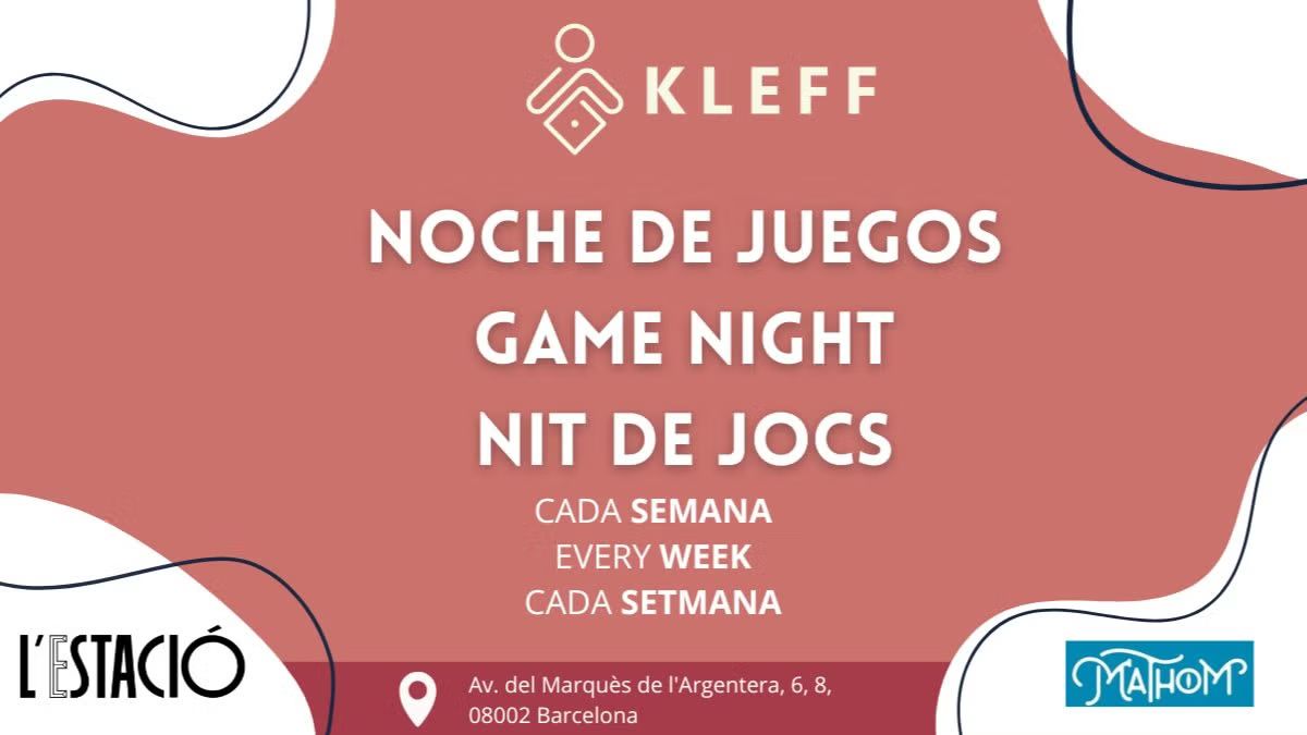 NIGHT BOARD GAMES | GAME NIGHT (SPA + ENG + CAT)