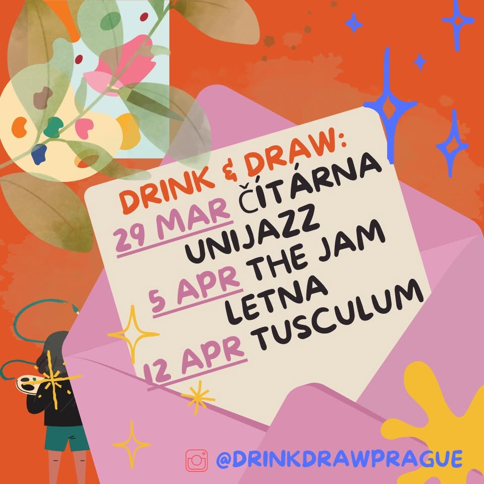 Drink & Draw Prague - Weekly Artists Meetup!