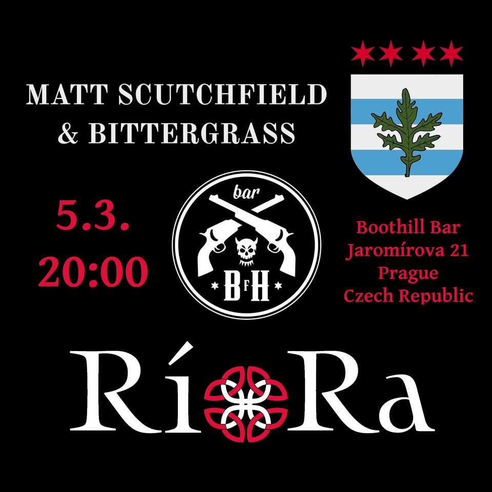RíRa&Bittergrass: Ze Států přes Česko až do Irska. (From the USA Through Czechia Down To Ireland.)