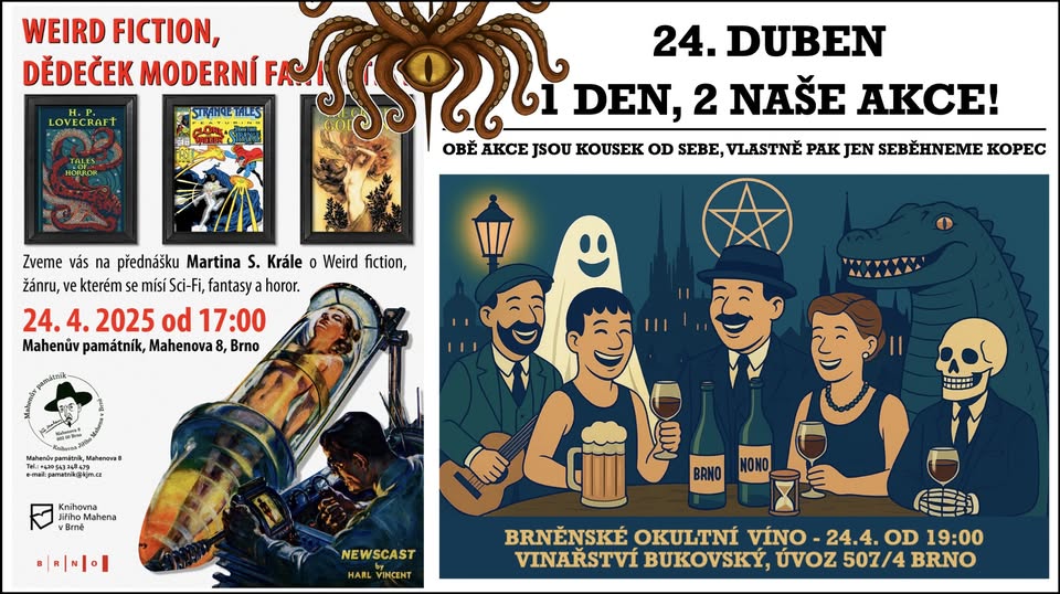 Dvojakce! Weird fiction a Okultní víno