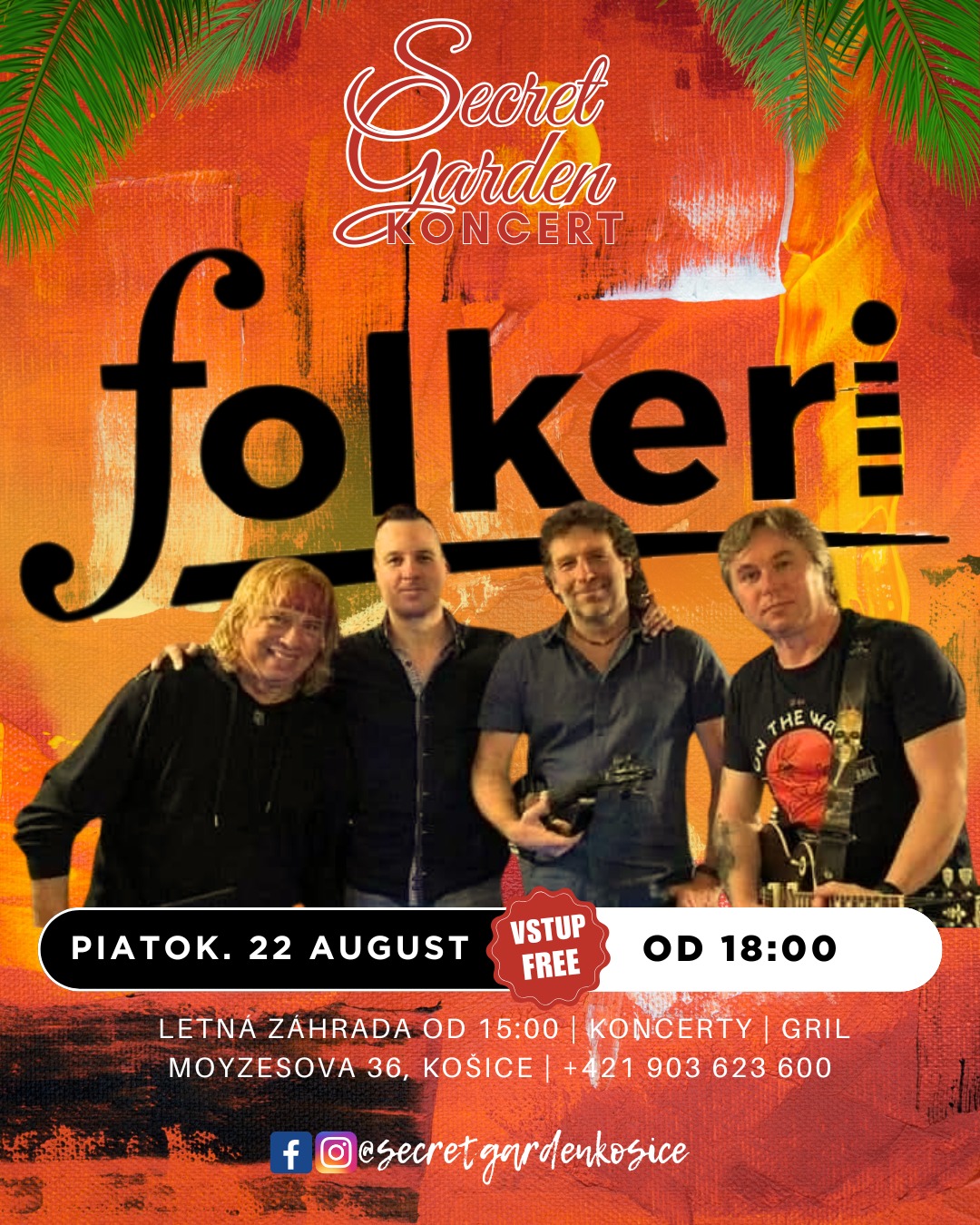Koncert Folkeri (Folk Rock a Nedvědovci, Nohavica, Tučný, Müller...)
